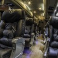 How many seats does a luxury bus have?