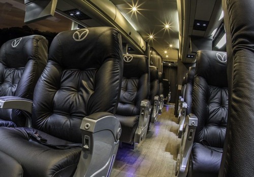 How many seats does a luxury bus have?